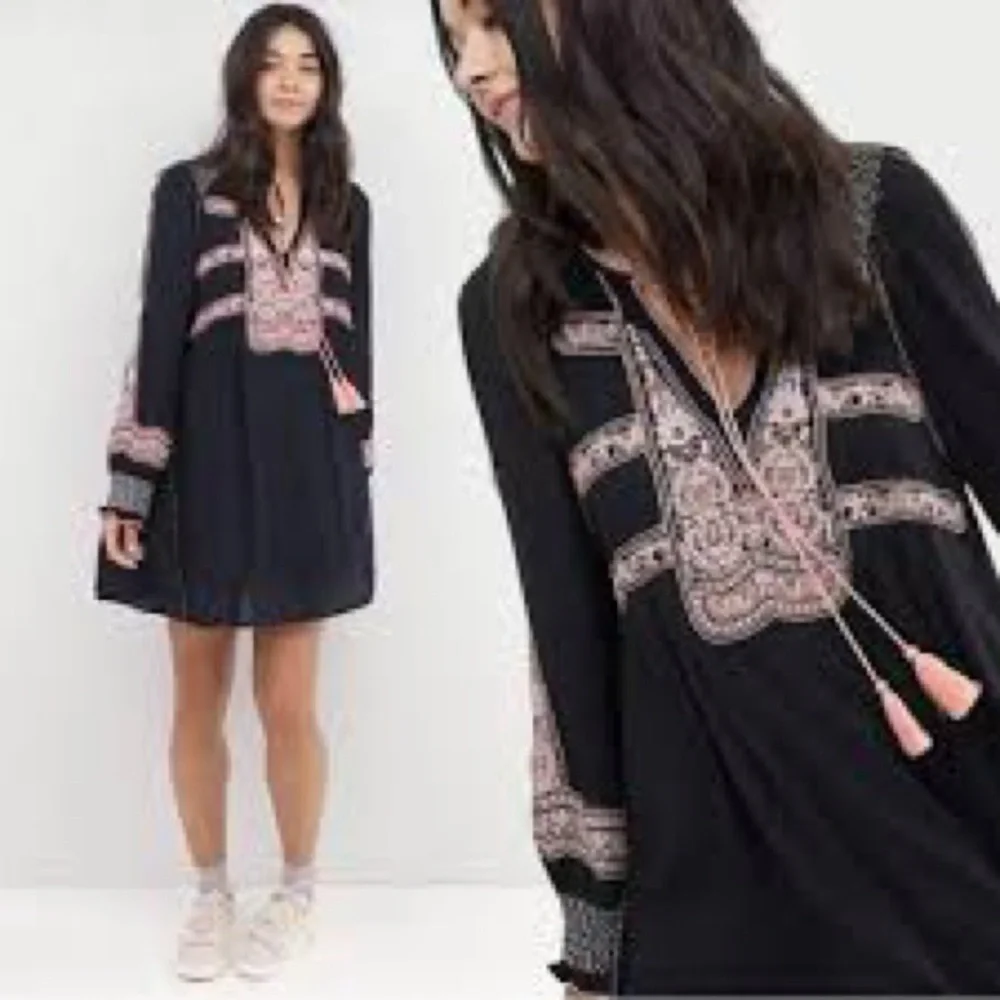 Free People Wind‎ Willow  Long Sleeve Dress